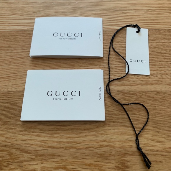 gucci responsibility card